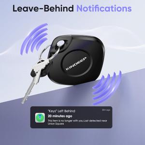 Air Tracker Tag-3 Pack: Smart Bluetooth Tracker Item Finder Work with Apple Find My (iOS only), Luggage Tracker for Kids Keys Wallet Bags Pets, Locator Tracking Device for Home Outdoor Travel Hiking