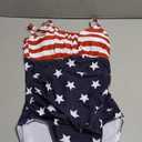 Century Star Tummy Control One Piece Swimsuit for Women Vintage Bathing Suits Ruched Swimwear Size M