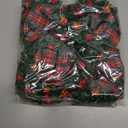 Zeyune 12 Pcs Small Christmas Wreaths for Kitchen Cabinets with Bow Ribbon Mini Cabinet Door Wreath Set Hanging Christmas Decor for Kitchen Window Outdoor Indoor, 14.96 x 7.87''(Red Green Bow)