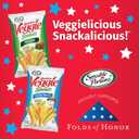 Sensible Portions Garden Veggie Snacks - Veggie Straws, Snack Size, Cheddar Cheese, 1 Oz (Pack of 24) (EXP 08/01/26)