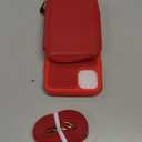 Phone Case for iPhone Xs X 10 10s Wallet Cell Cover with Tempered Glass Screen Protector Crossbody Strap Lanyard RFID Blocking Card Holder iPhoneX iPhoneXs iPhone10 i PhoneX SX 10x 10xs Xs Women Red