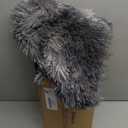 Bedsure GentleSoft Fuzzy Faux Fur Sherpa Fleece Blanket Twin Size, Plush Thick Warm Twin Blanket for Bed, College Dorm Essentials Gifts for Girls Boys, Tie Dye Grey Decor for Winter, 60x80