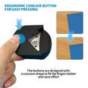 2Pcs Corner Rounder Punch 4mm Mini Corner Rounder Paper PunchSuitable for Scrapbooking,Photo Card Making, Paper Cutting DIY Crafts.