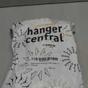 Hanger Central 12 Pack Pants Hangers  12 Inch Slim Plastic Clothes Hangers with Clips for Skirts, Pants, Shorts  Space Saving Heavy Duty Closet Organizer with Non Slip Grip & Swivel Hook  Black
