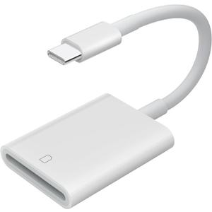 USB C SD Card Reader,USB 3.0 High Speed to SD Card Adapter for iPhone 15/16 Pro Max iPad Pro Trail Game Camera Viewer for MacBook Pro/Air iMac M1 M2 M3 Galaxy S24 Android PhoneTablet (White)