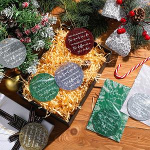 30 Set Christmas Appreciation Gift for Coworkers Bulk Thank You Ornaments May You Be Proud of The Work Xmas Tree Shiny Acrylic Hanging Decor with Card Gift for Employee Staff Office Teacher