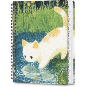 2026 Planner, Weekly and Monthly Calendar Agenda Planner, Jan 2026 - Dec 2026, Academic Planning Book, Desk Accessories and School Supplies for Women & Men - A5 (6.3" x 8.5") (cat)