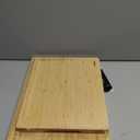 SMIRLY Bamboo Cutting Board Set, Chopping Board and Wooden Cutting Boards for Kitchen, Small Wood Cutting Board and butcher block (Natural Bamboo, 2 Pack)