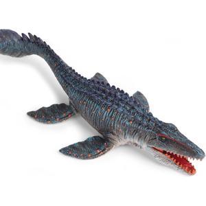 EOIVSH Large Mosasaurus Toy 13.4", Realistic Deep Sea Monster Mosasaurus Dinosaur Plastic Hand-Painted Ocean Animal Model Figurine for Bath Pool Toy, Birthday Gifts, Party Favors, Kids Toys