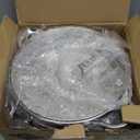 AuFranc 6 Quart 18/10 Stainless Steel Tri-ply Stockpot and Steamer with Tempered Glass Lid, Multipurpose Steamer Pot Compatible with All Cooktops, Non-Toxic Soup Pot, Oven & Dishwasher Safe (Silver)