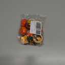 Pumpkin Napkin Rings Set of 4 Fall Table Decor for Thanksgiving Halloween Seasonal Dining Party Centerpiece 3.93X2.55X1.57 Inches