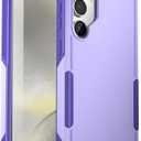 Poetic Neon Case for Galaxy S24 Plus 6.7", Dual Layer Rugged Slim Shockproof Protective Cover, Purple