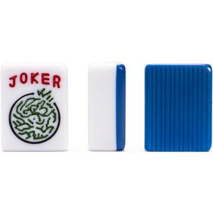Yellow Mountain Imports American Mahjong Tiles, Harbor Tide 166 Melamine Pieces with Chinese Characters, Western Letters & Numerals, Tiles-Only Set