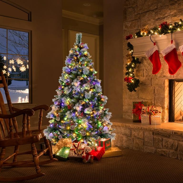 6 FT Pre-Lit Artificial Christmas Tree 