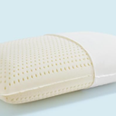 100% Talalay Latex Pillow Bed Pillow for Sleeping, Extra Soft Natural Latex Sleeping Pillow for Back, Stomach or Side Sleepers, Removable Breathable Cotton Cover - High Elasticity (Queen Size)