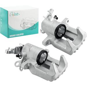 1K0615423D 1K0615424D Rear Disc Brake Caliper Assembly Without Bracket for Audi A3 2010-2013, Volkswagen Golf 2011, Jetta 2012-2018, Beetle 2014-2018 1.4L 1.8L 2.0L 2.5L Driver and Passenger Side