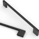 Asidrama 10 Pack 7.5 Inch(192mm) Matte Black Kitchen Cabinet Handles, Cabinet Pulls Kitchen Cabinet Hardware for Cupboard Drawer Pulls