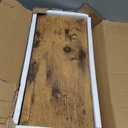 QEEIG Bathroom Floating Shelves for Wall - 15.7" Wall Mounted Shelf Over Toilet Farmhouse Home Decor Display Bookshelf Small 15.7 x 6.7 inch Set of 2, Rustic Brown (008-40BN)