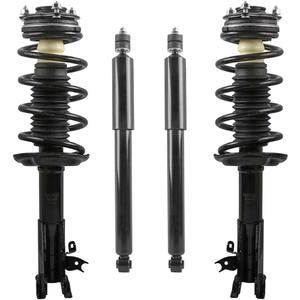 Front and Rear Struts Assembly Compatible for Honda Civic/Acura CSX 2006-2011 Coil Spring Shock Absorber 172286 172287 343460