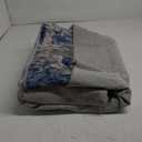 Washable Area Rugs 5'x7' Non-Slip Modern Abstract Soft for Living Room Entryway Bedroom Nursery, Print Pattern, Blue Grey Navy Gray