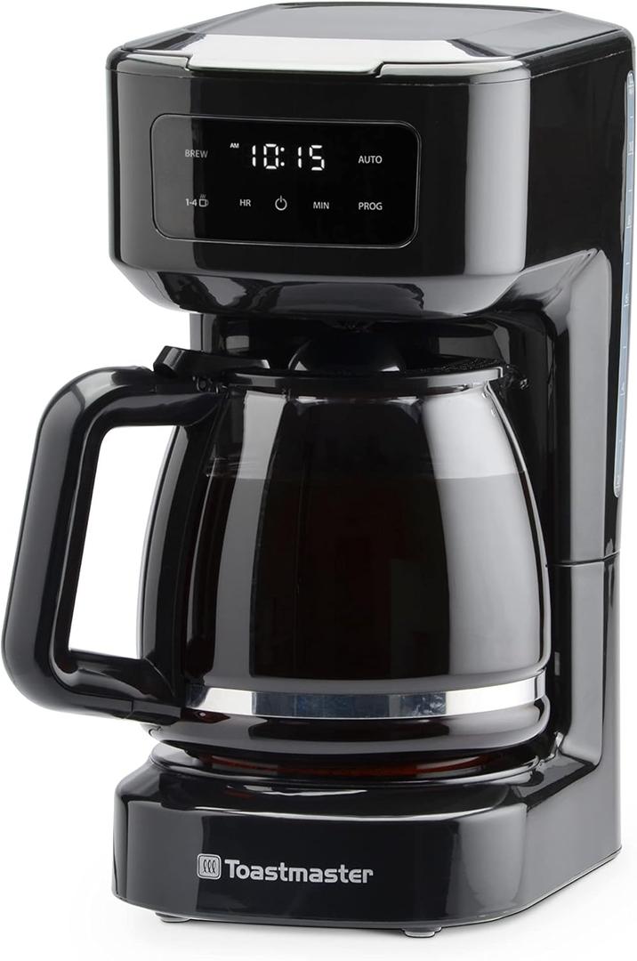 Toastmaster 12-Cup Digital Touchscreen Drip Coffee Maker, Black, TM-131CM