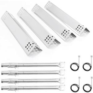 Grill Replacement Parts for Monument Grills 24367, 35633, 17842, 24633, 41847NG, 77352, 77352MB, Burner Tube A0212926 Heat Plate D010012307 Grill Parts for Monument Grills 4-Burner Gas Grill