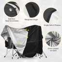 Gasadar Drum Set Dust Cover Water-Resistant Dustproof Protective Cover for Most Drum Frames and Kits with Weighted Corners and Bag 108"L x 80"W Black