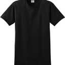 Gildan Unisex Adult Ultra Cotton T-Shirt, Style G200, Black, Small