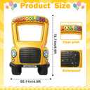 6.6 ft Inflatable School Bus Photo Frame with Lights & Built in Blower