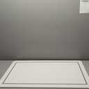 Stone Bath Mat Large, 32" x 20" Super Absorbent Stone Bath Mats for Bathroom, Quick-Drying Diatomaceous Earth Bath Mat Large XL, Modern Diatomite Mat Easy to Clean, White Modern Marble (1'8" x 2'8" (Rectangular)