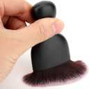 Car Detailing Brush, Soft Bristle Cleaning Brush, Scratch-Free Auto Duster Tool for Dashboard, Air Vents, Leather & Interior Cleaning (Black&White&Dark Brown)