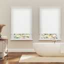 Lumino 1" Light Filtering Vinyl Mini Blinds, 24" W x 64" L White