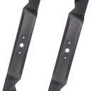 2PCS 742-04290 Blades Compatible with MTD Cub Cade XT1 XT2 LTX1045 LTX1046 RZT Troy Bilt Horse XP Lawn Mower for 46'' Deck Replace 942-04244, 942-04290, 742-04244