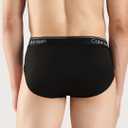 Calvin Klein Men's Underwear Micro Stretch 3-pack Hip Brief (Black, L)