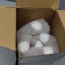 Deamoser Self Warming Cat Bed Self Heating Cat Dog Mat(20" L x 16" W x 1.2" Th) with Removable Cover Non-Slip Bottom Thermal Pet Pad for Indoor Outdoor Pets Checkered Grey