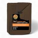Heavy Duty Waterproof Tarp 8x10 Ft with Grommets, Thick Durable, Brown Multipurpose Tarpaulin Cover, UV & Tear Resistant for Camping, Outdoor, Tent, Trailer, Equipment & Machinery