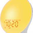 JALL Sunrise Alarm Clock White Noise Sound Machine with 22 Soothing Sounds, 17 NightLights, Bluetooth Speaker, Wake Up Light Alarm Clock for Bedrooms, Heavy Sleepers, Ideal Gift for Baby, Kids Seniors