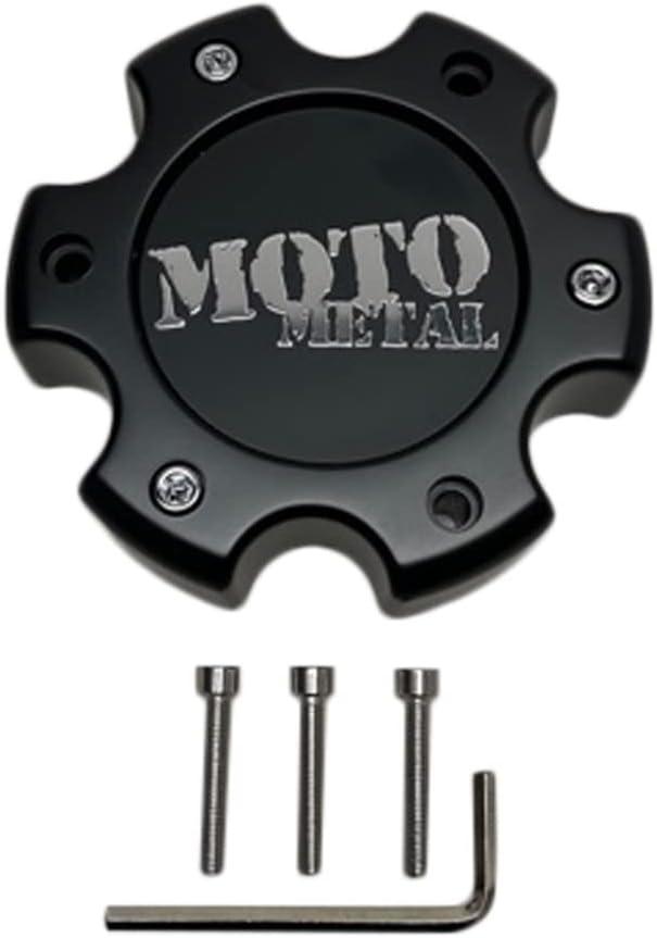 Moto Metal MOTO CAP CHROME 6X135 - RED OVAL LOGO - 845L140-2