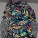 ZOMAKE Lightweight Packable Backpack 35L, Light Foldable Backpacks Water Resistant Collapsible Hiking Bag, Compact Folding Day Pack for Travel Camping(Mixed Color-Leaves)