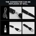 2 x 9 PCS 5V Replacement Charger USB Power Cord Adapter Compatible with Various Types of Hair Clippers,Beard trimmers,Shavers,Beauty Instruments,HQ8505 Charging Cable, Electric hairdressers,Desk Lamps (9 Pieces set)