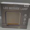 WILIT Bedside Lamp with Qi Wireless Charger, A13 Table lamp 3 Step Dimmable Touch Control Desk Lamp for for Living Room, Bedroom, Kids Room.