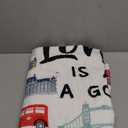 London Travel Essentials Throw Blanket, London Gifts for Women, Londons Travel Must Haves Souvenirs, Londons Themed Gifts Soft Blanket 50 * 60in