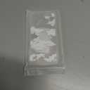 Compatible with iPhone 16 Plus Case Cute Clear for Women,Cool Transparent Silicone Phone Cases Cover - White Clouds Design