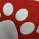 Large Christmas Stockings Knitted Red Strips Dog Paw Hanging Stockings Christmas Socks Double Sided Fireplace Hanging Stockings for Xmas Party Decoration Winter New Year Party Favors Holiday Supplies