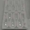 UMEIED Champagne Glasses, Set of 12 Champagne Flutes with Classic Shape, Long stem Sparkling glasses for Wedding, Restaurant, Bar, Toasting, Clear (Transparent)