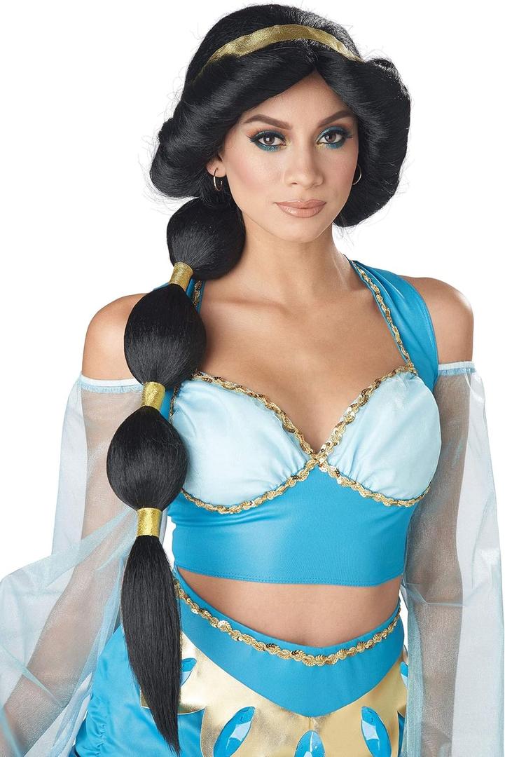 California Costumes Womens Desert Princess Wig, Black (One Size)