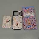 Shorogyt for iPhone 17 Pro Case Wallet - Fits 5 Cards, Compatible with Magsafe Detachable Magnetic Credit Card Holder Leather Cardholder Cute Phone Cover Women Girls for Apple 17Pro, Floral