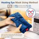 2 x Comfytemp Heated Eye Sleep Mask for Dry Eyes, Fsa Eligible, Microwavable Moist Heating Pad for Stye, Dark Circle, Steam Warm Compress Sleeping Face Mask, Hsa Store, Get Well Gift - Not Washable