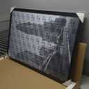 Americanflat 24x36 Poster Frame with Polished Plexiglass - Black Picture Frame - Wide Photo Frames Made of Engineered Wood for Vertical or Horizontal Wall Display - Epic Collection - Black