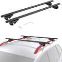 52" Universal Roof Rack Cross Bars for Raised Side Rails, 200lbs, 2Pcs